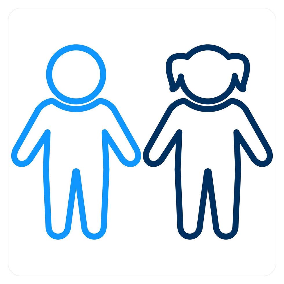 Children and kid icon concept vector