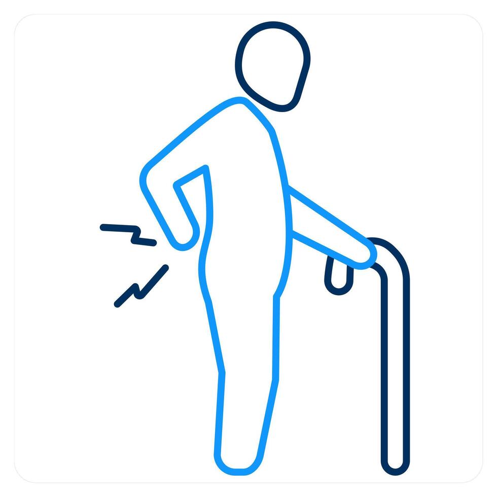 Chronic Pain and health icon concept vector