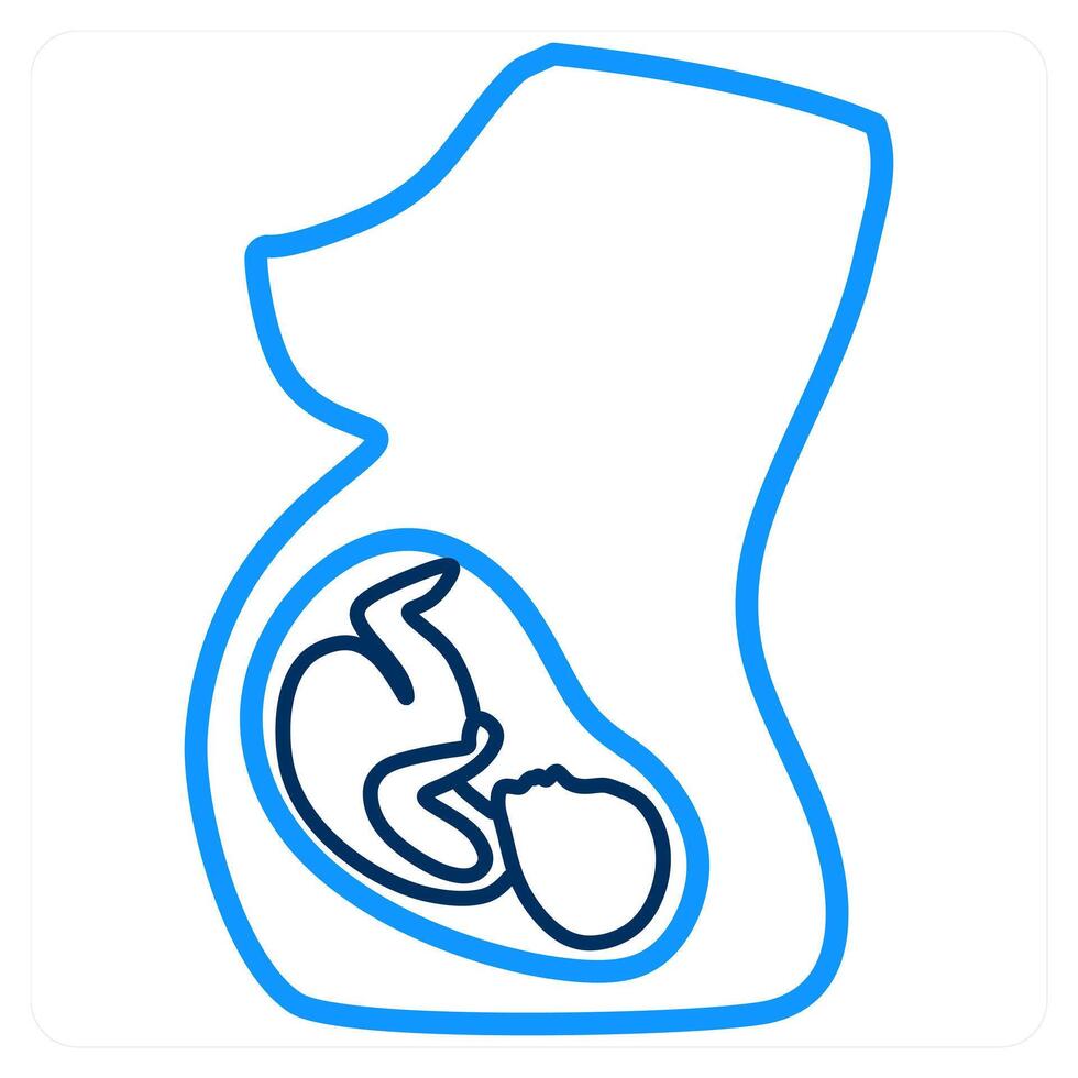 Obestetrics and baby icon concept vector
