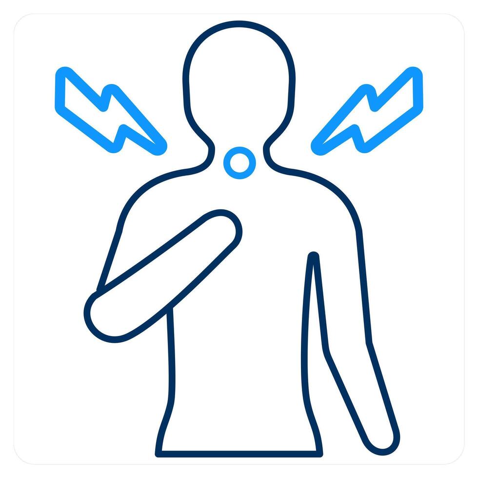 Sore Throat and cold icon concept vector