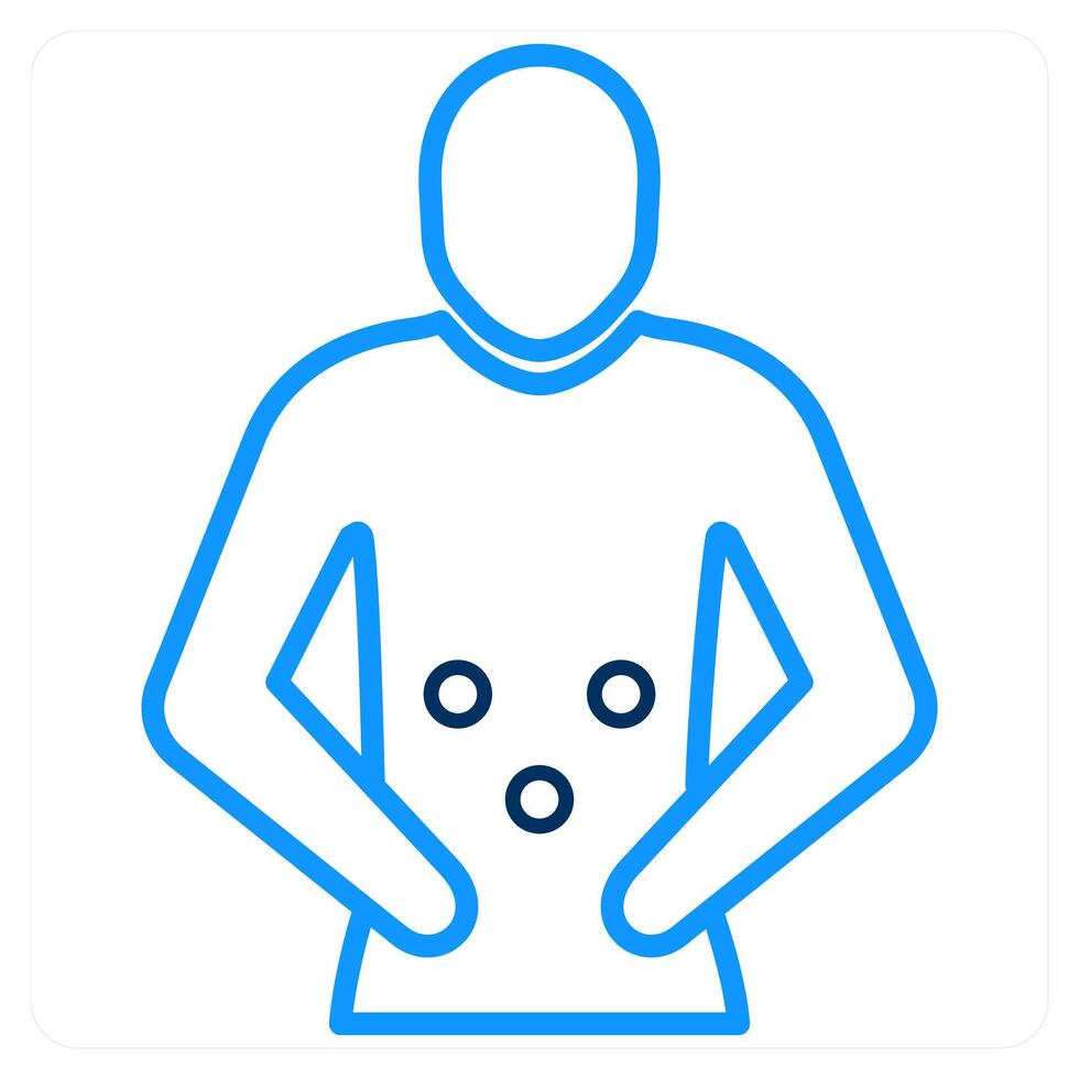 Rash and rashes icon concept vector
