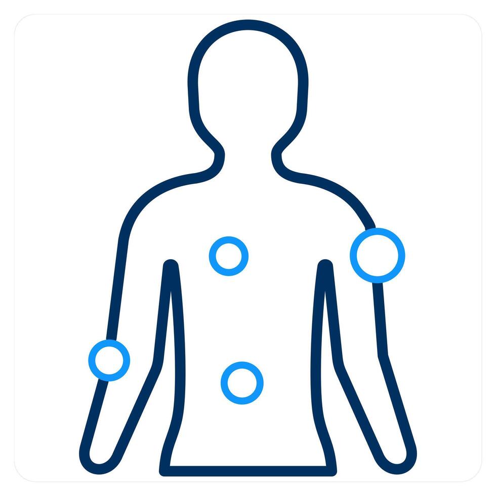 Symptom Checker and patient icon concept vector