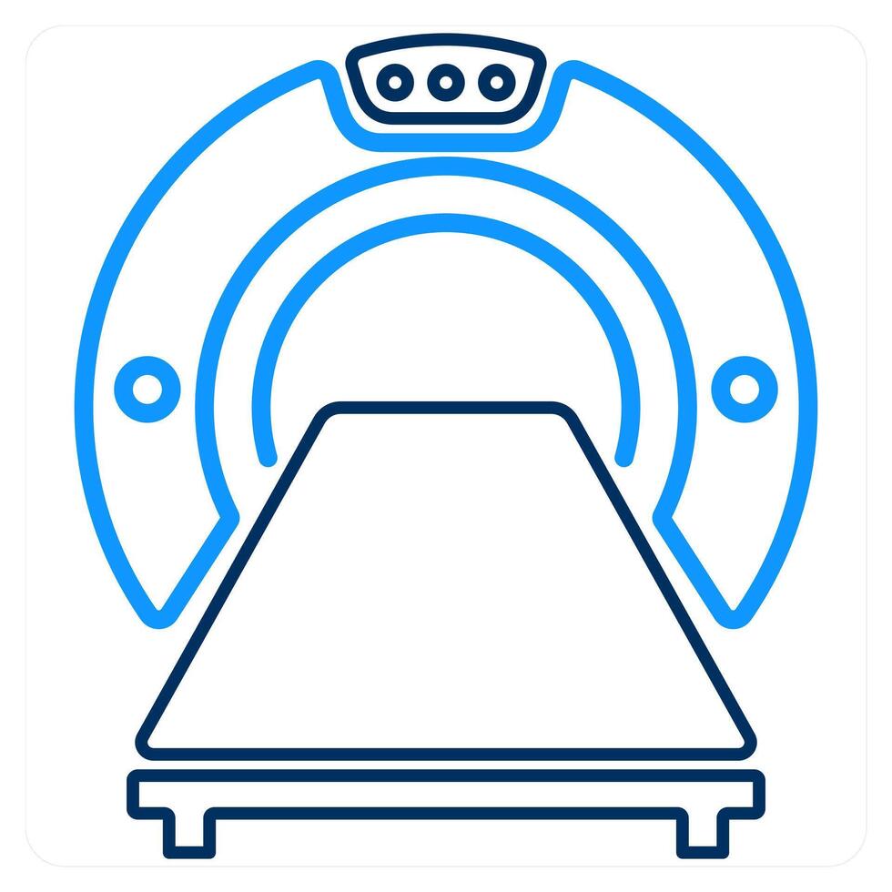 Computer Tomography and ct scan icon concept vector