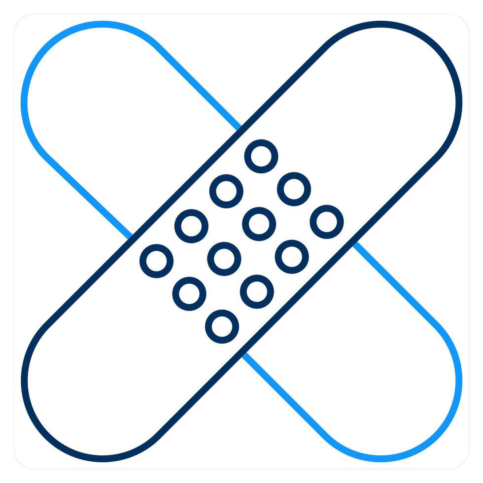 Band Aid andpath icon concept vector