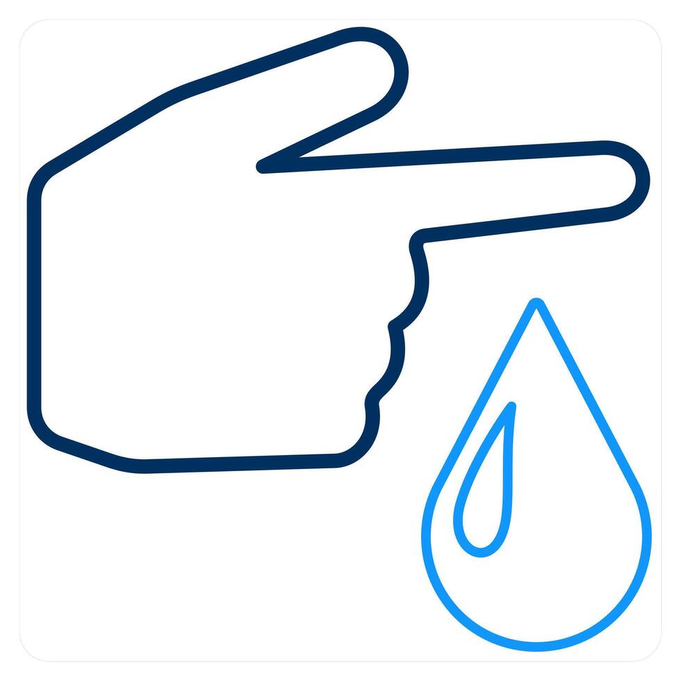 Blood Test and report icon concept vector