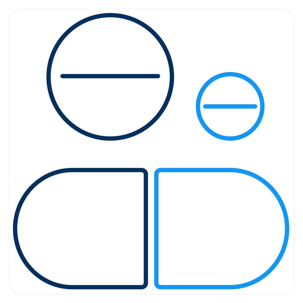 Pills and pill icon concept vector