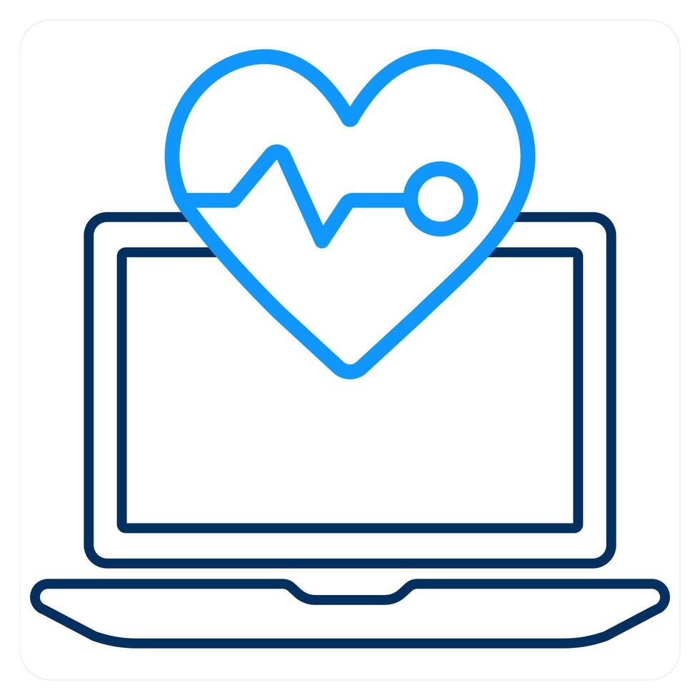 Online Health Care and medical icon concept vector