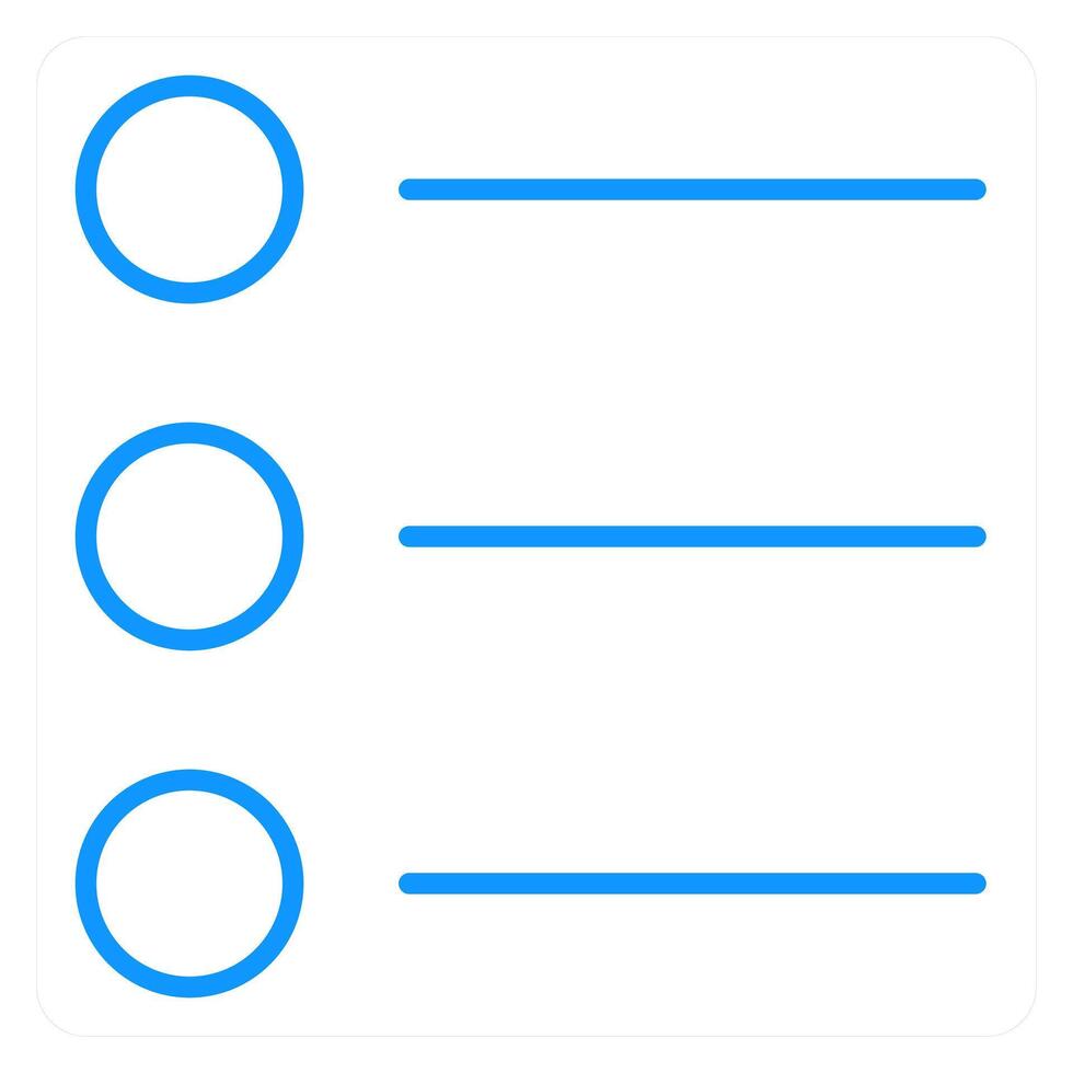 List Bullets and bullet icon concept vector