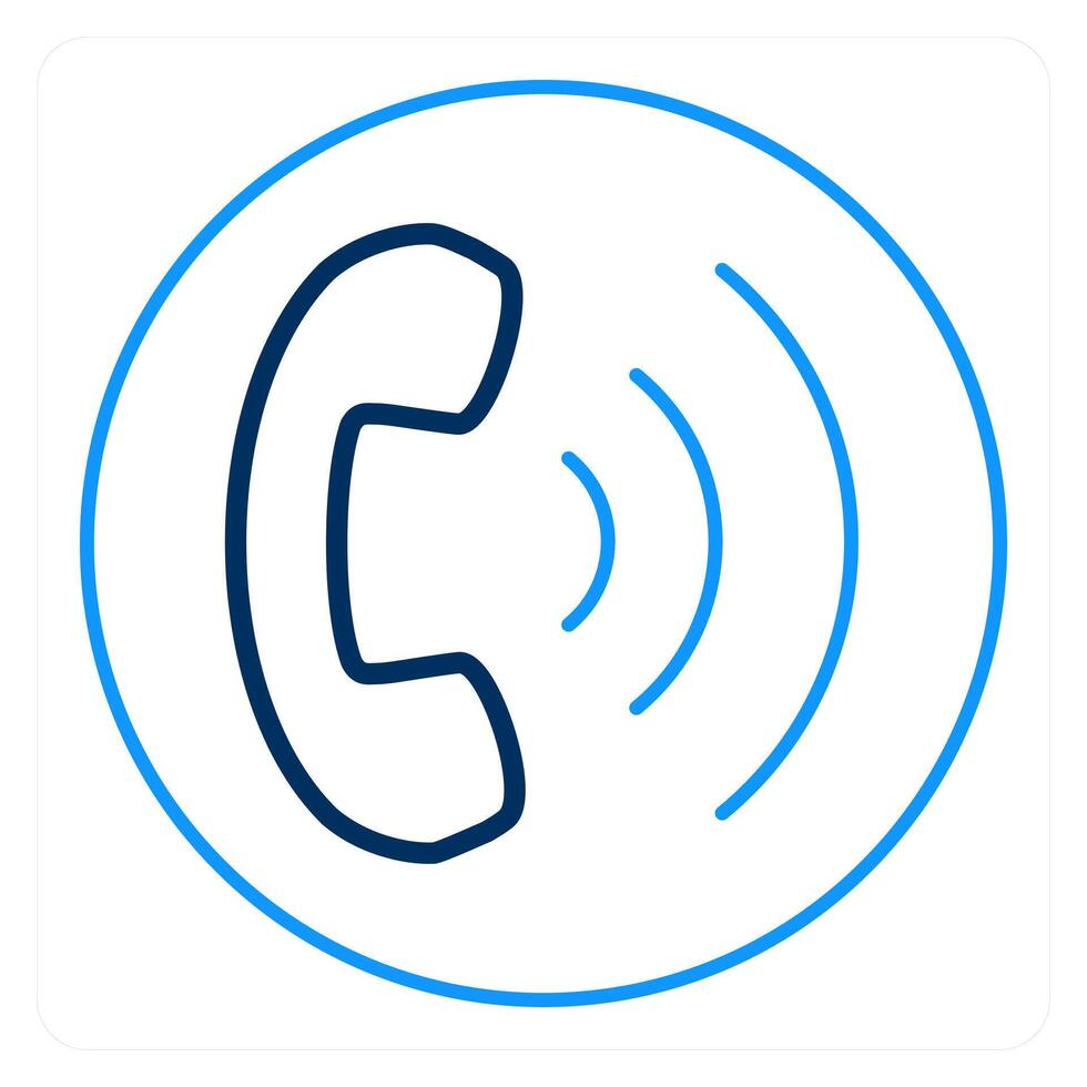Calling and calling icon concept vector