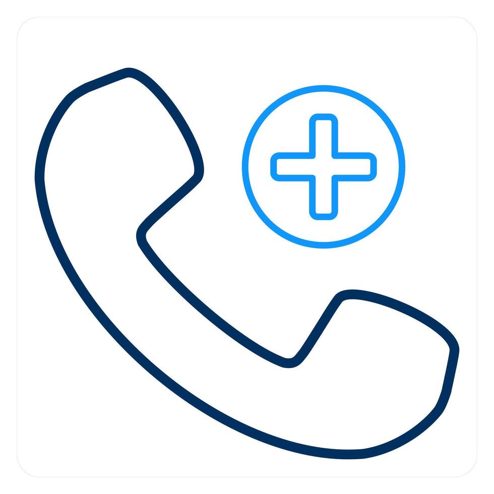 Add Call and phone icon concept vector