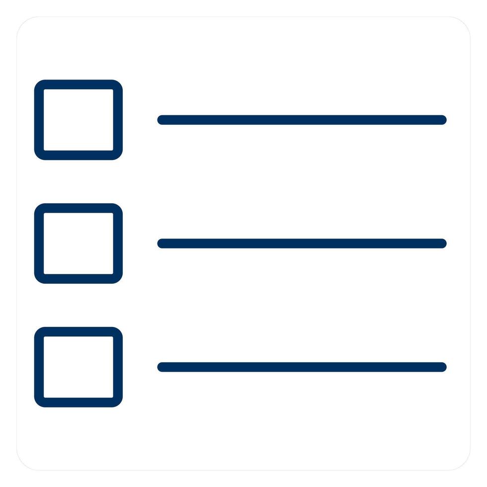 List and bullet icon concept vector