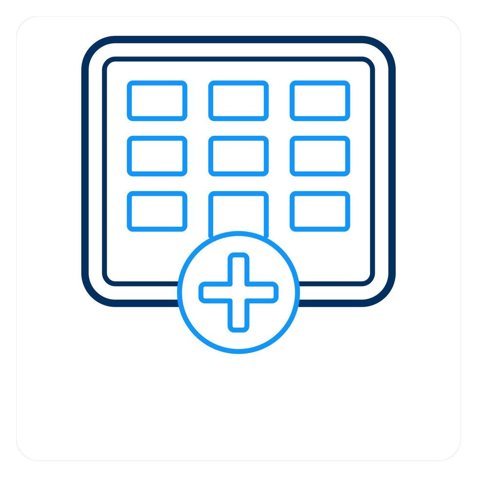 Schedule and day icon concept vector