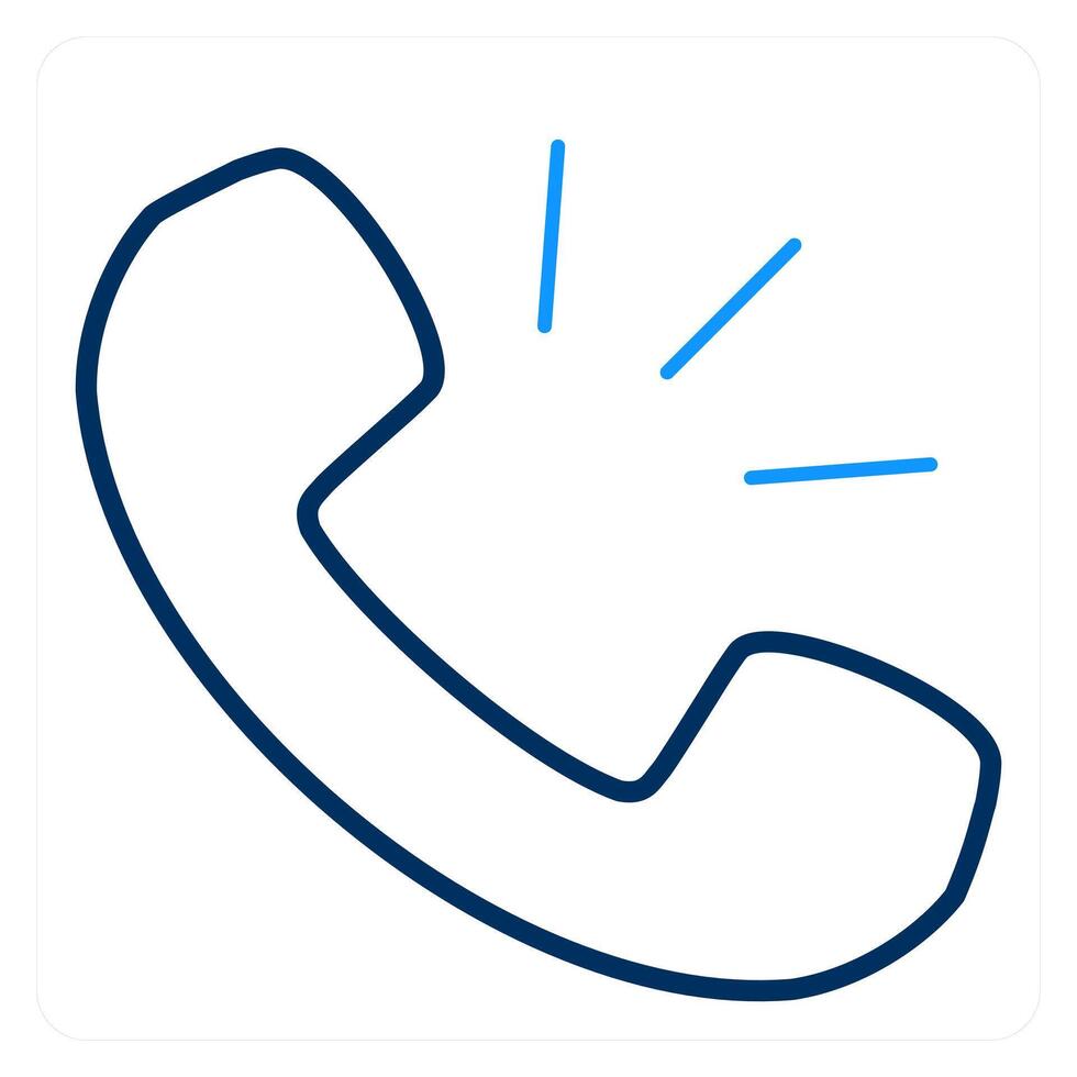 Calling and calling icon concept vector