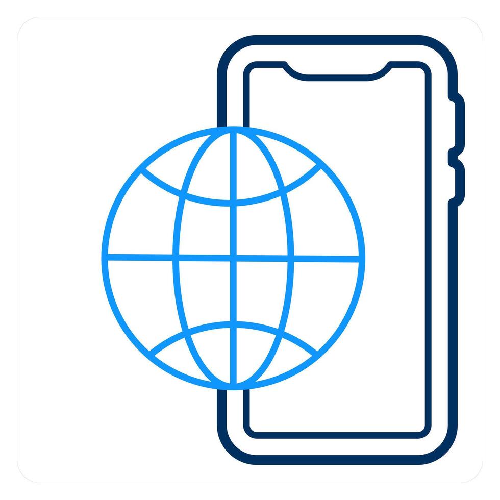 Digital Media and online media icon concept vector