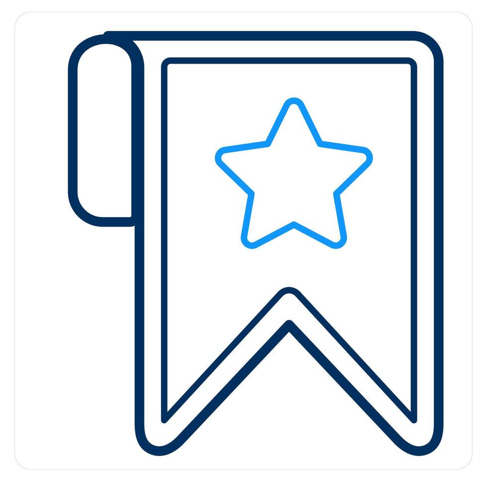Bookmark and tag icon concept vector