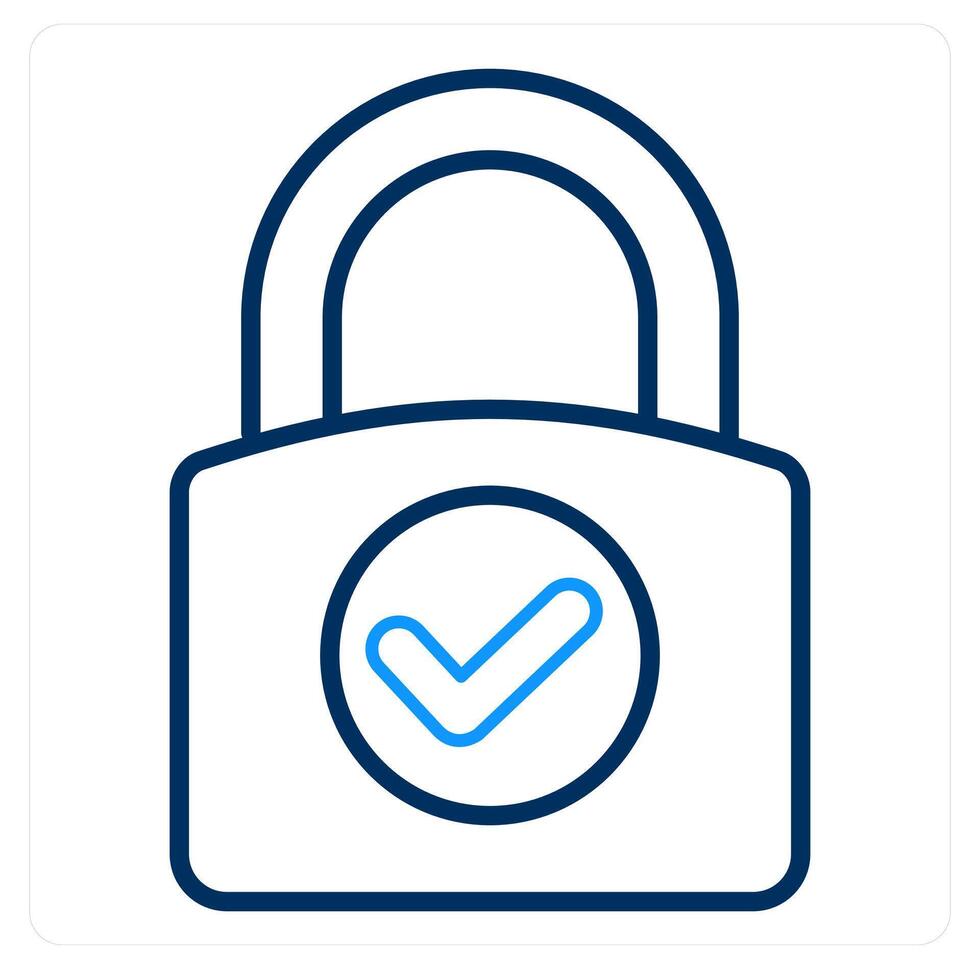 Lock and security icon concept vector