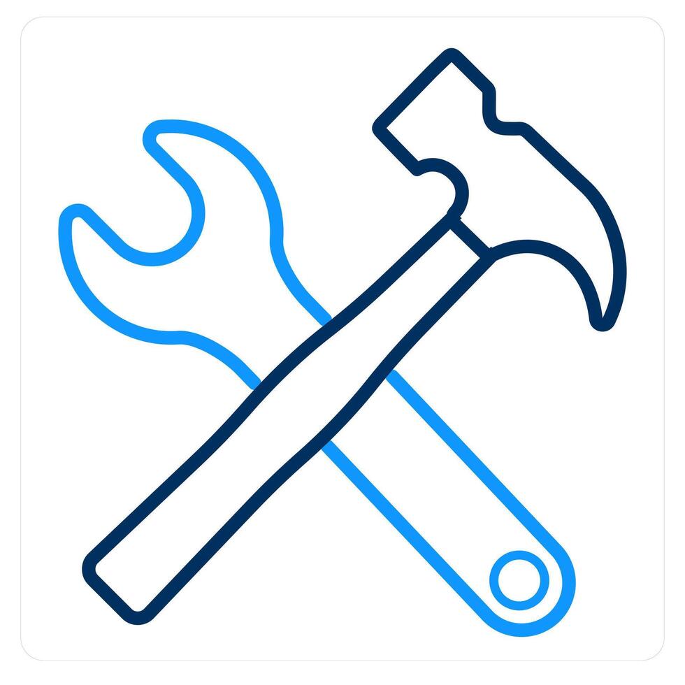 Replacement and settings icon concept vector