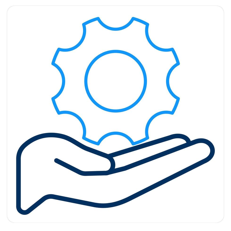 Settings and gear icon concept vector