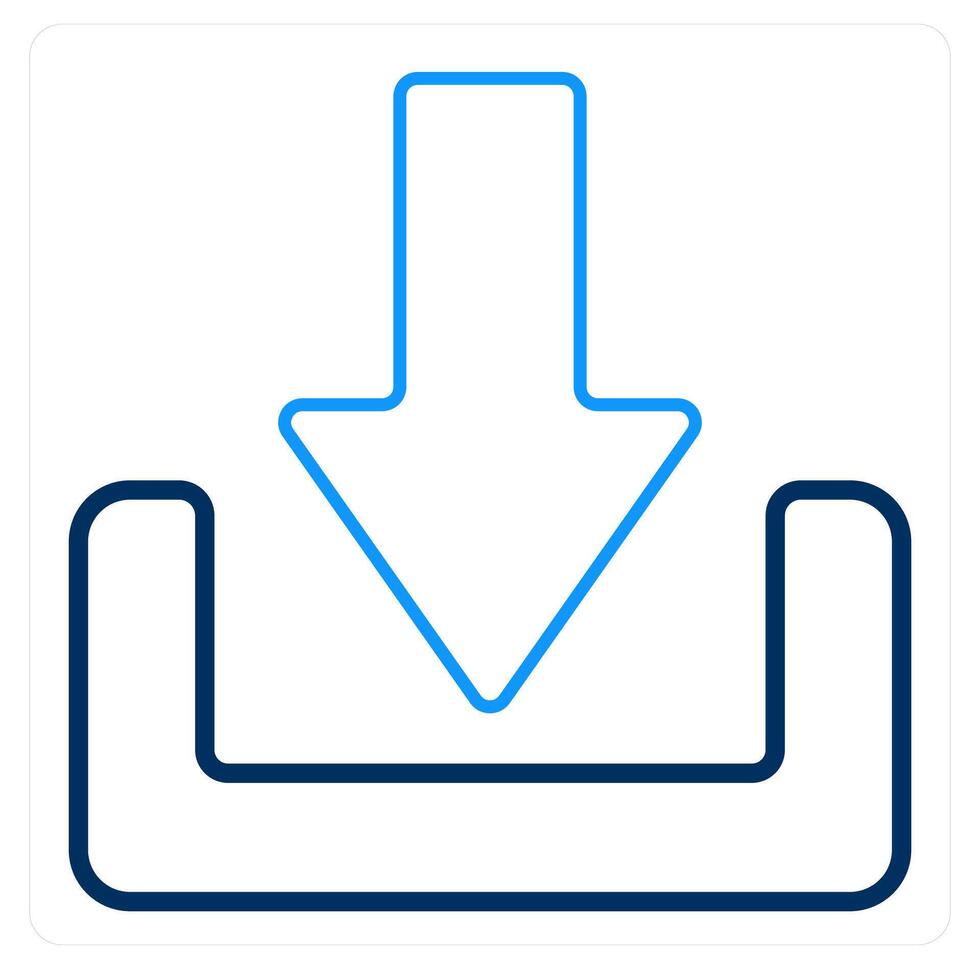 Download and arroe icon concept vector