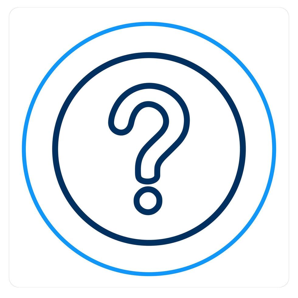 Have Question and query icon concept vector