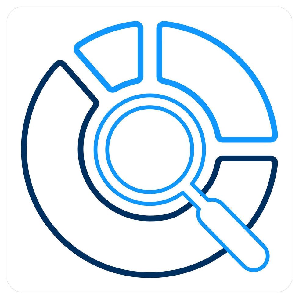Data Search and search icon concept vector