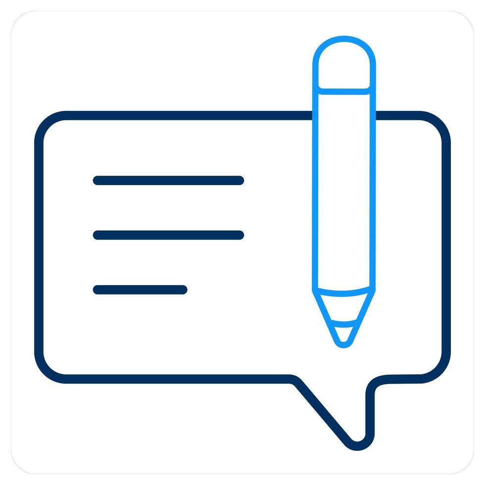 Edit Message and sms icon concept vector