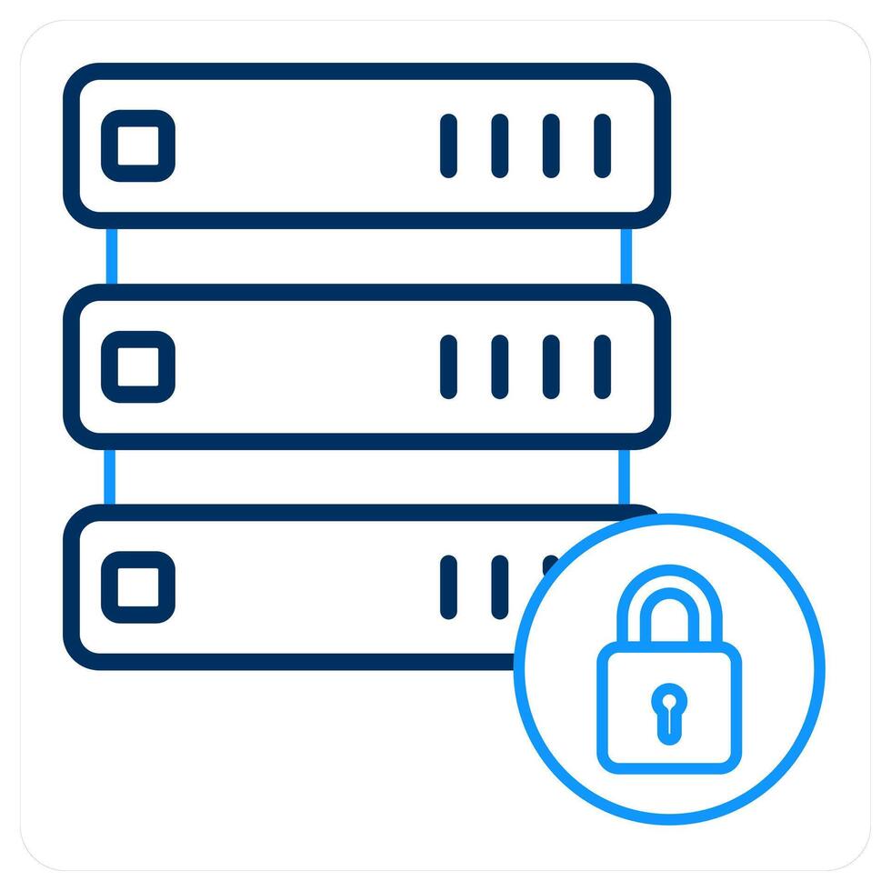 Drive Security and lock icon concept vector