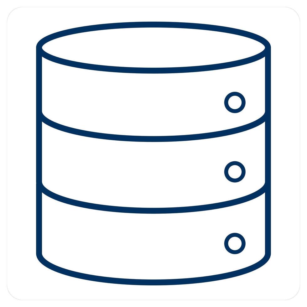 Drives and hosting icon concept vector