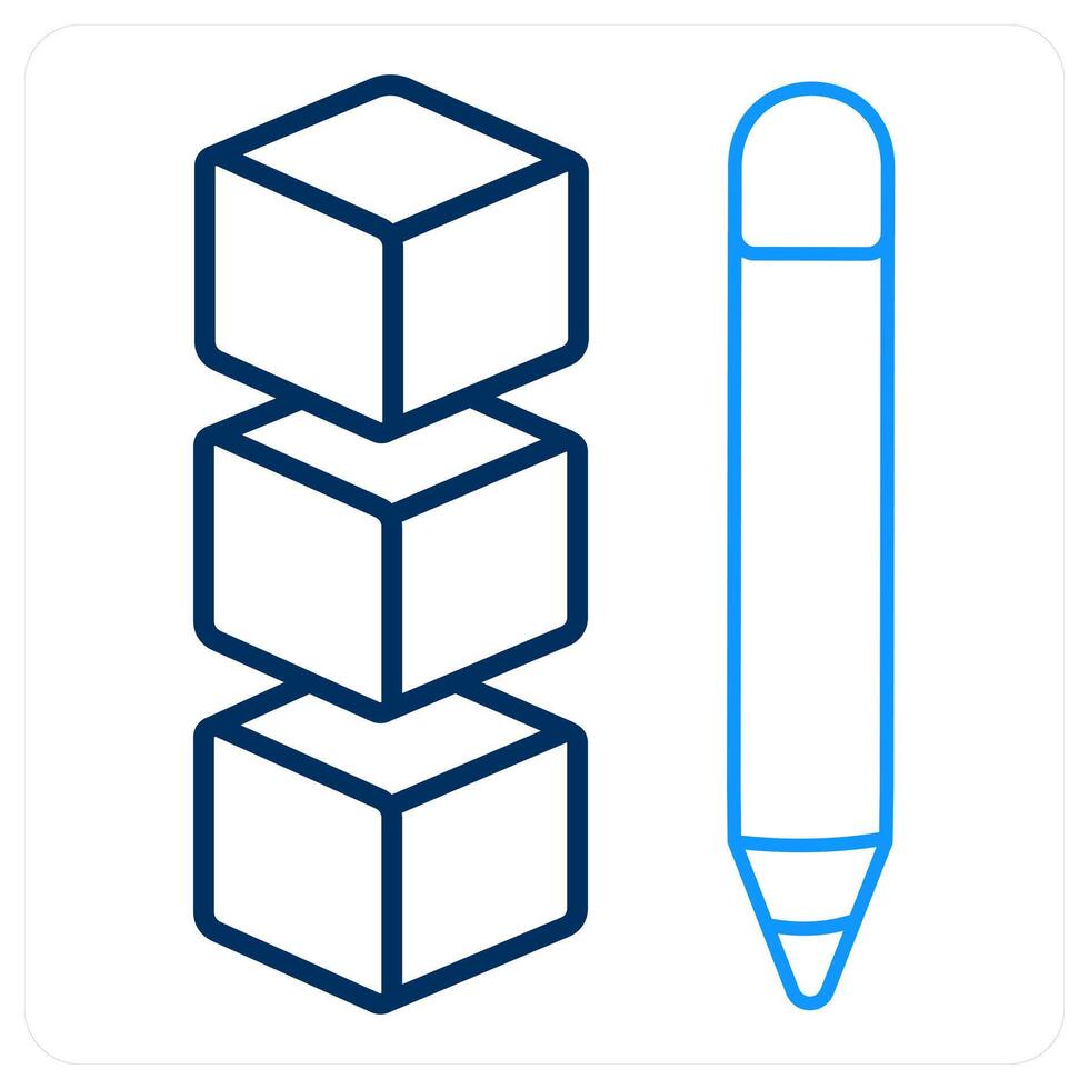 Edit Drive Data and edit icon concept vector