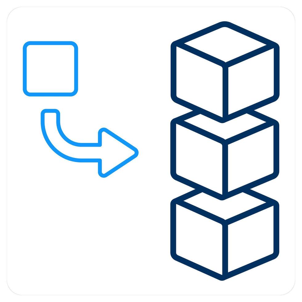 Add Stack and data icon concept vector
