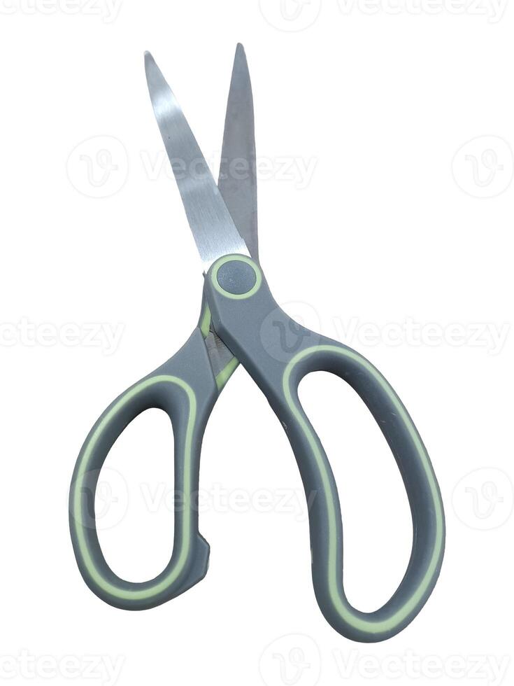Scissors are tools used to cut thin materials with a small amount of force. They are used to cut materials such as paper, cardboard, thin metal sheets, thin plastics, some foods, fabrics, strings photo