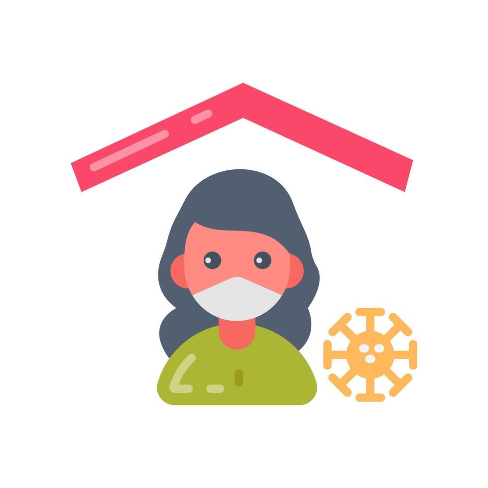 Quarantine Flat Icons, illustration vector