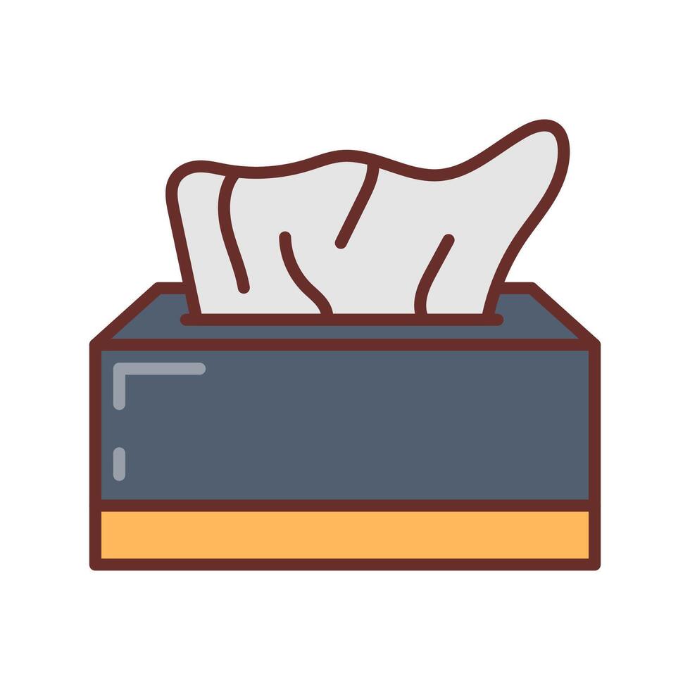 Pulling Paper Tissue Filled Icons , illustration vector