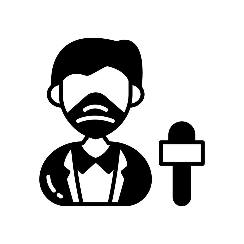 Essential Services Glyph Icon, illustration vector