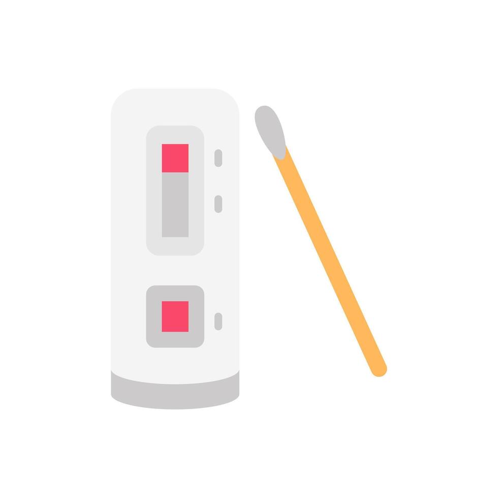 Testing Kit Flat Icons, illustration vector