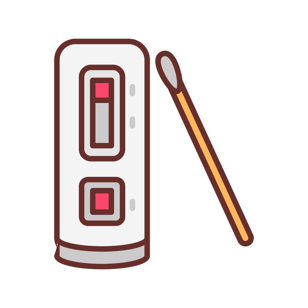 Testing Kit Filled Icons , illustration vector
