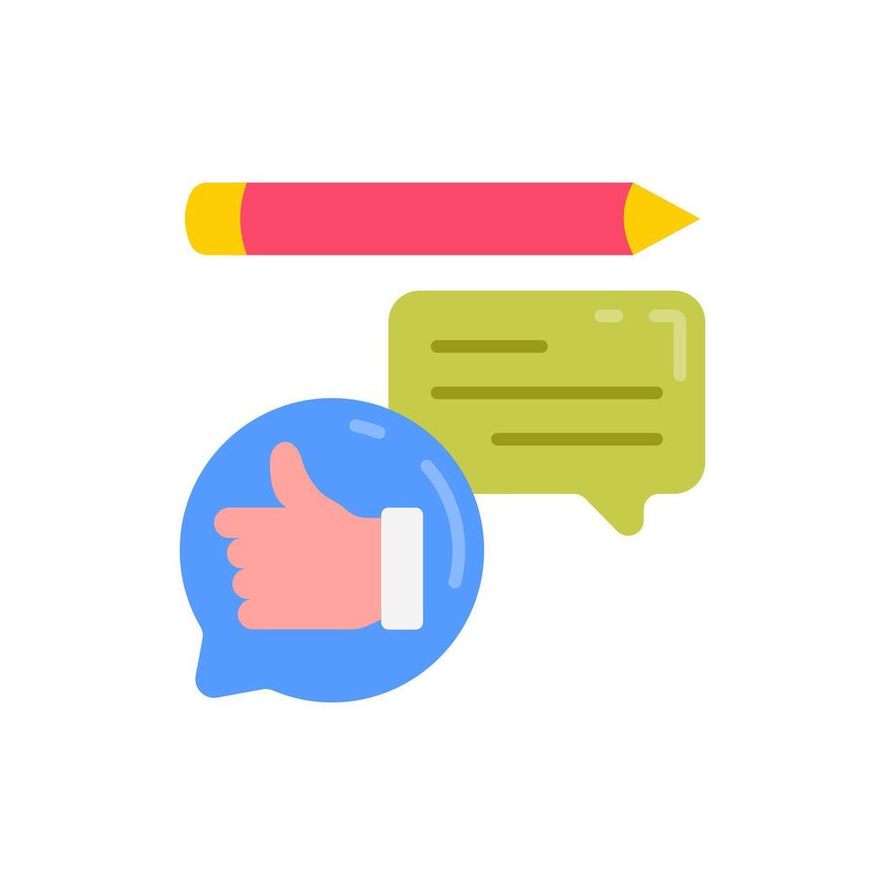 Feedback Flat Icons, illustration vector