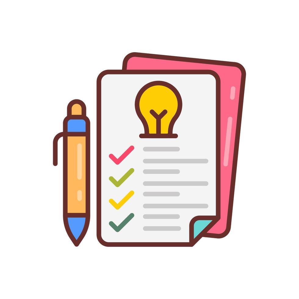 Brief Filled Icons , illustration vector