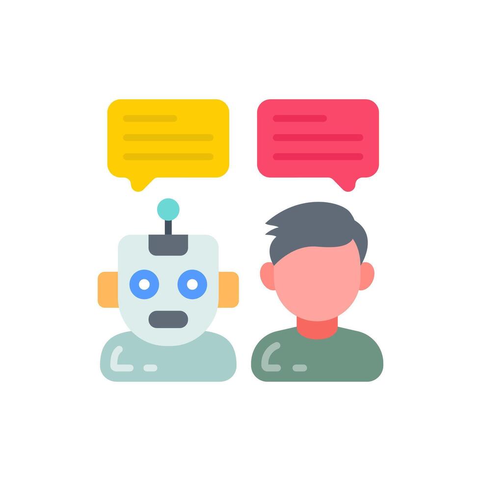 Natural Language Processing Flat Icons, illustration 52642097 Vector ...