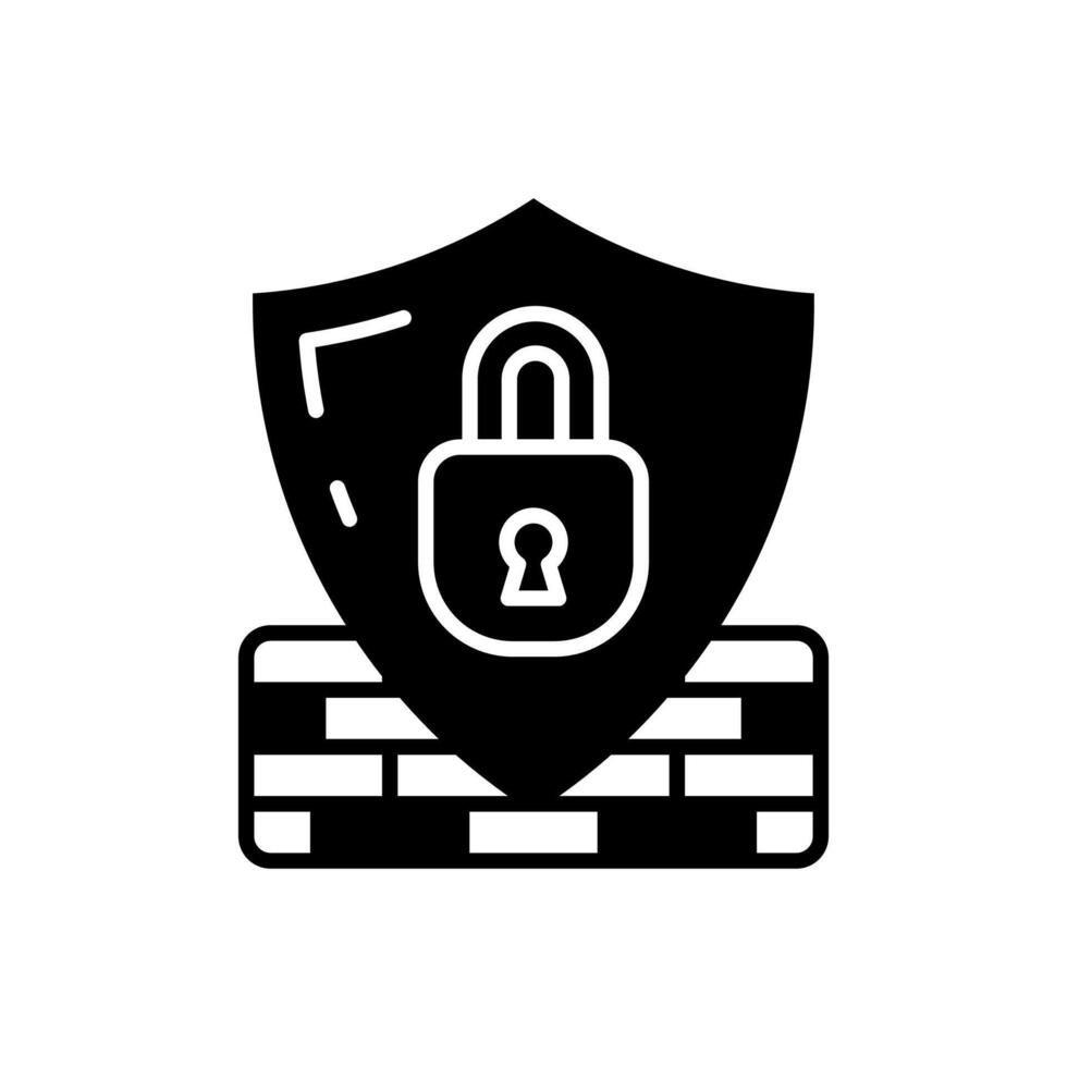 Penetration testing Glyph Icon, illustration vector