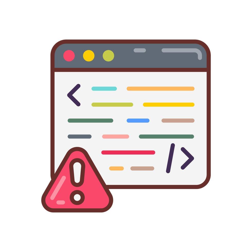 Error Filled Icons , illustration vector