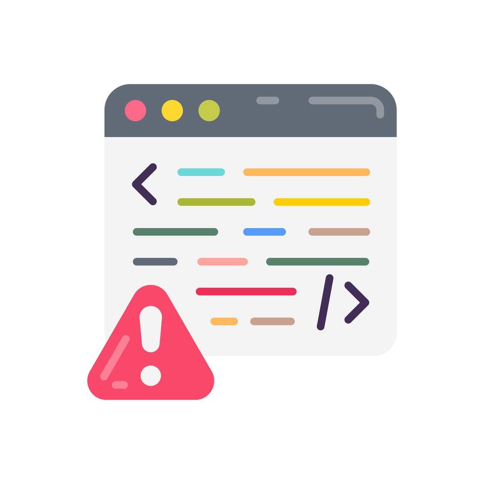Error Flat Icons, illustration vector