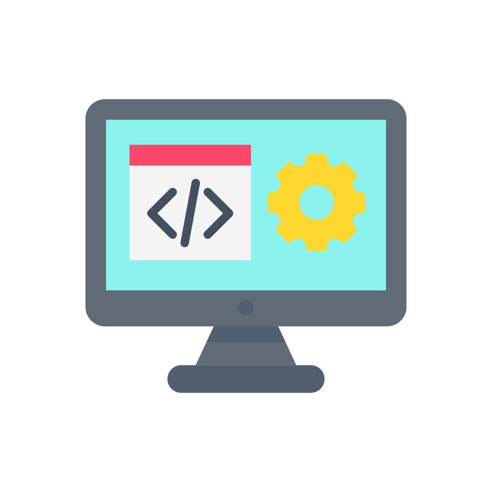 Software Flat Icons, illustration vector
