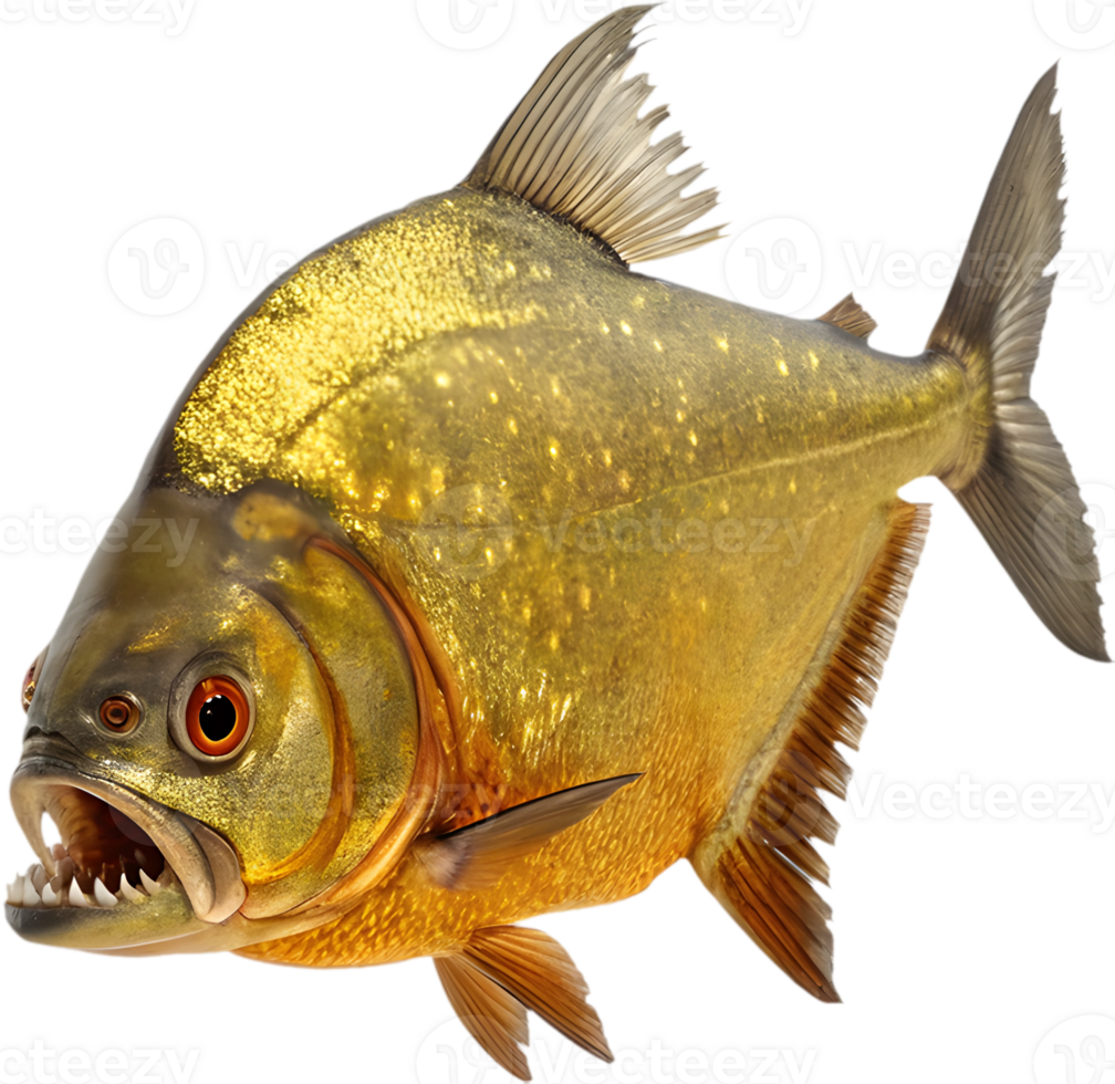 Bold Piranha in Fierce Clipart with Dynamic Power. . png