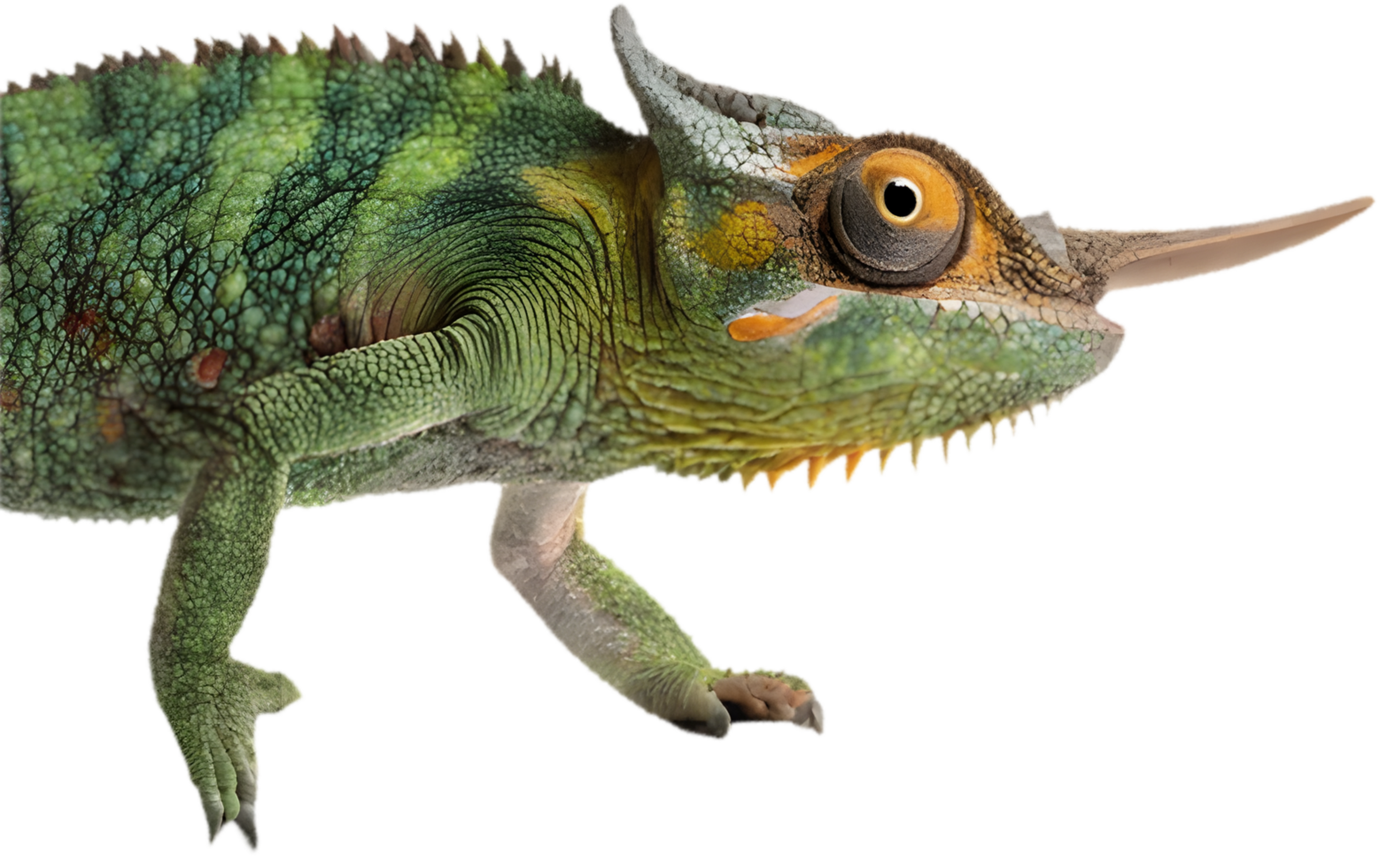 Joyful Chameleon Clipart for Colorful Holiday-Themed Projects. . png