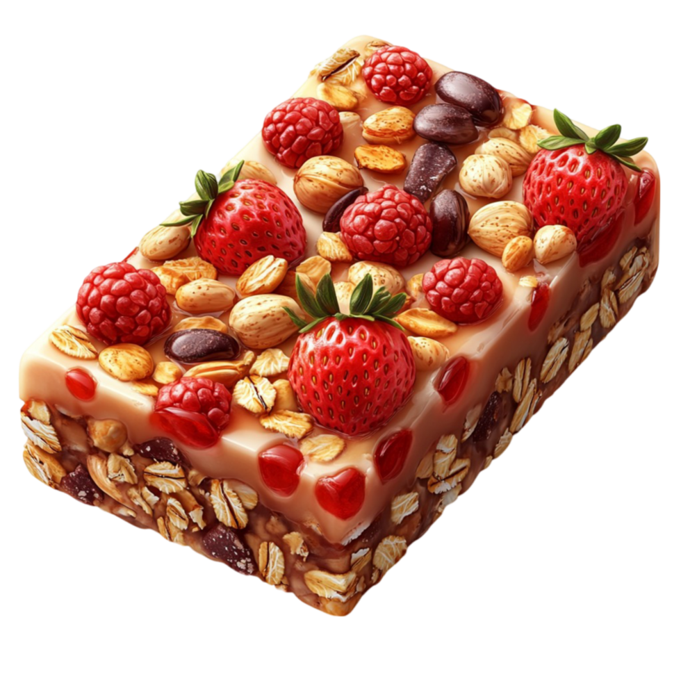 Granola Bar with Berries png