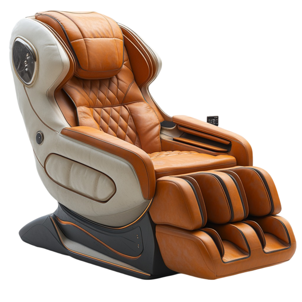 Massage Chair in Orange png