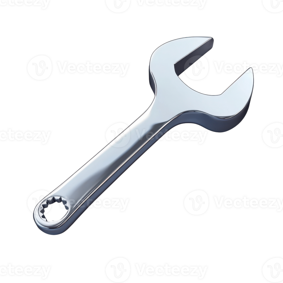 Wrench Symbol for Tool and Repair Services on transparent background png