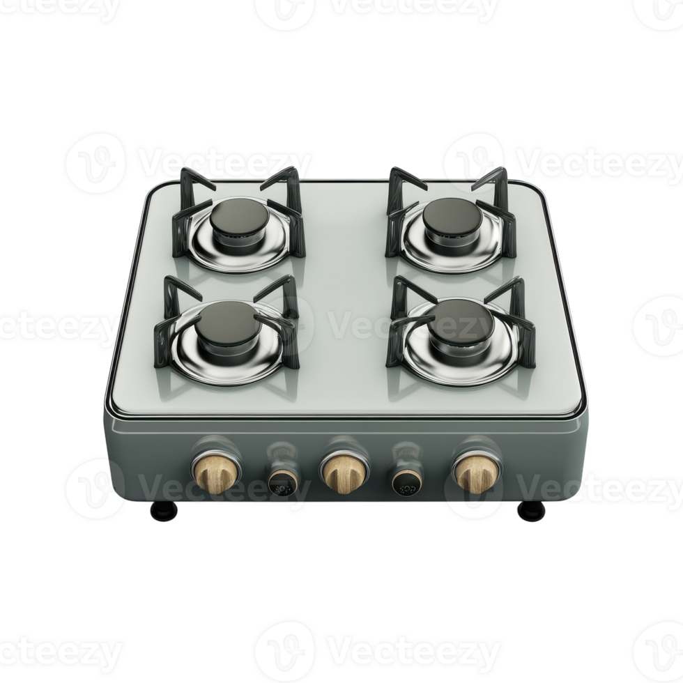 Two Burner Stove for Efficient Cooking at Home or Outdoors on transparent background png