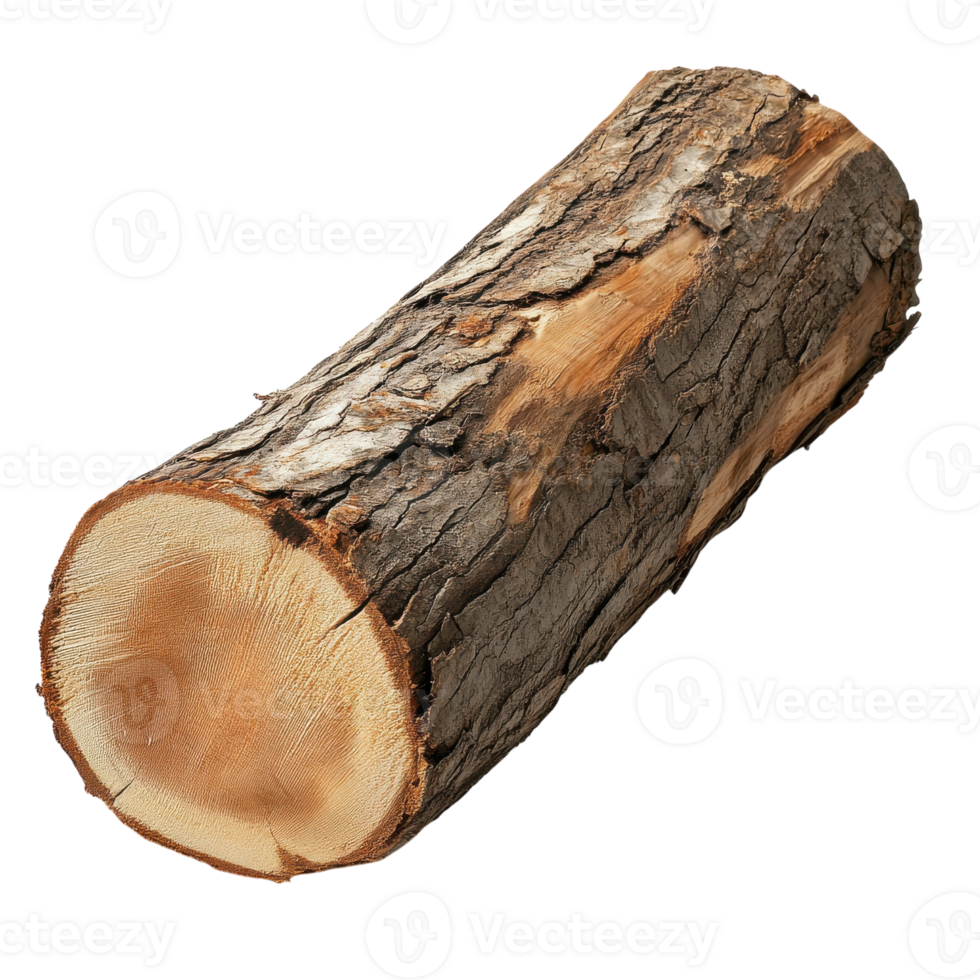 Stunning Timber Log Exuding Natural Beauty for Home Decor and Art Projects on transparent background png